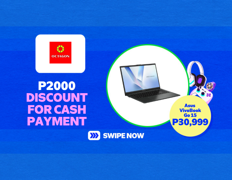 Asus VivoBook Go 15 P30,999 