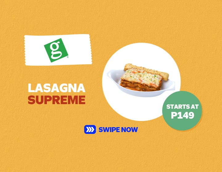 Greenwich Lasagna Supreme starts at P149