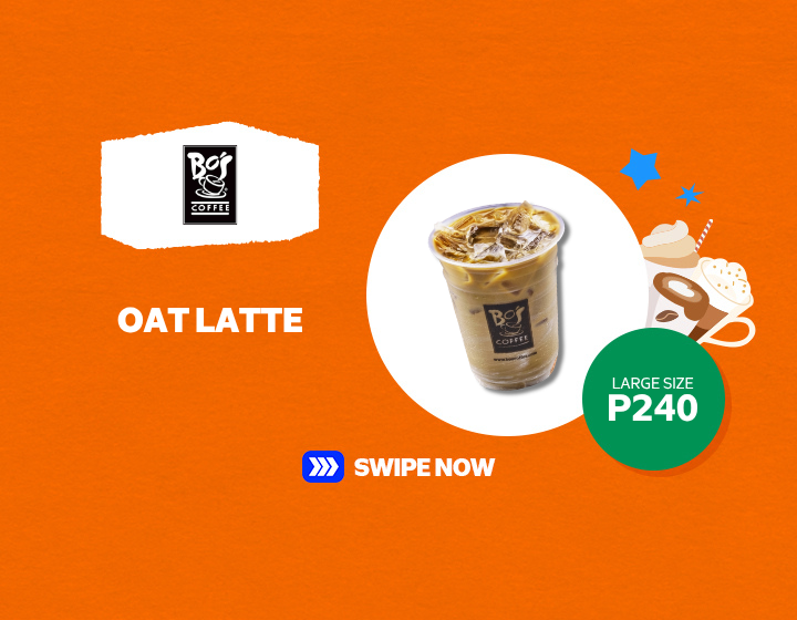 Enjoy the Oat Latte from Bo's Coffee