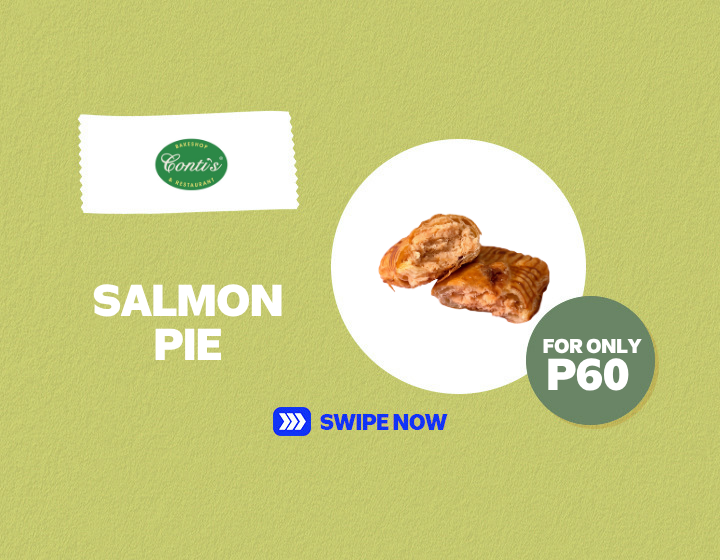Conti's Salmon Pie at P60
