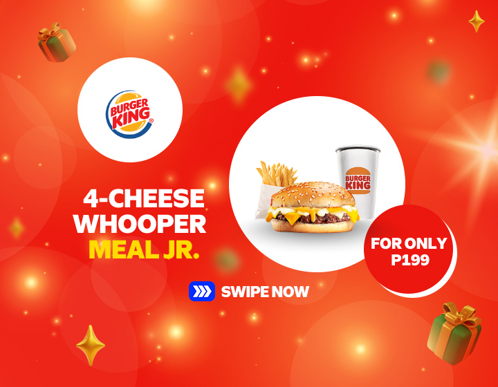 BURGER KING | 4-CHEESE WHOOPER MEAL JR.