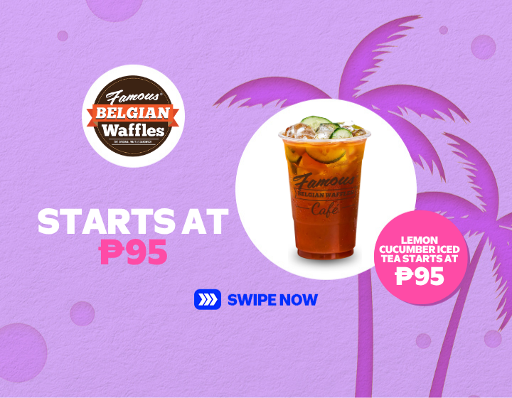 LEMON CUCUMBER ICED TEA STARTS AT ₱95