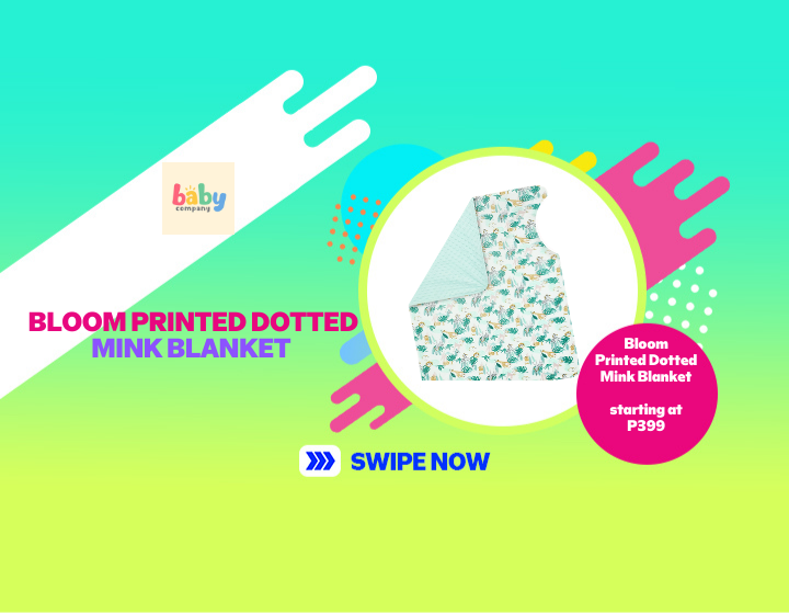 Bloom Printed Dotted Mink Blanket starting at P399 Deals SM Supermalls
