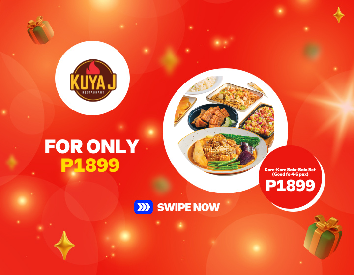 Enjoy Kuya J's Kare-Kare Salo-Salo Set  (Good fo 4-6 pax) for only P1899