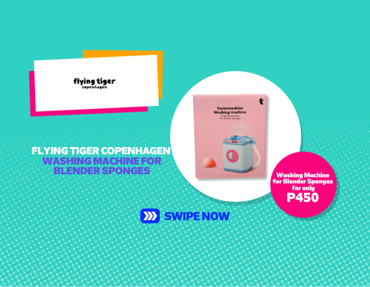 FLYING TIGER COPENHAGEN WASHING MACHINE FOR BLENDER SPONGES FOR ONLY P450!