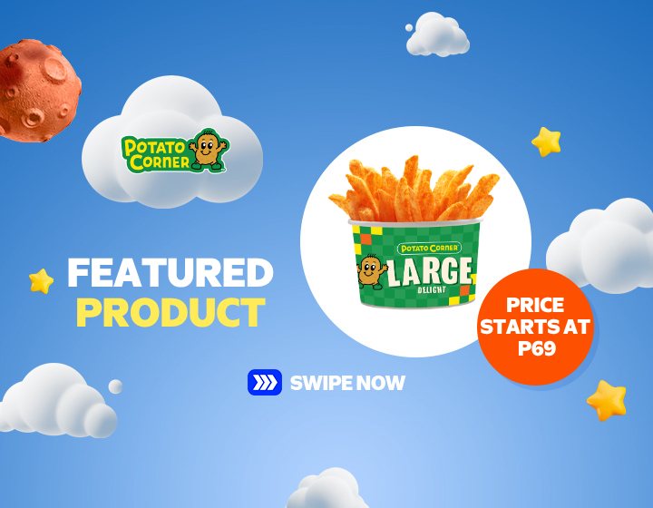 POTATO CORNER | Large Flavored Fries starts at P69