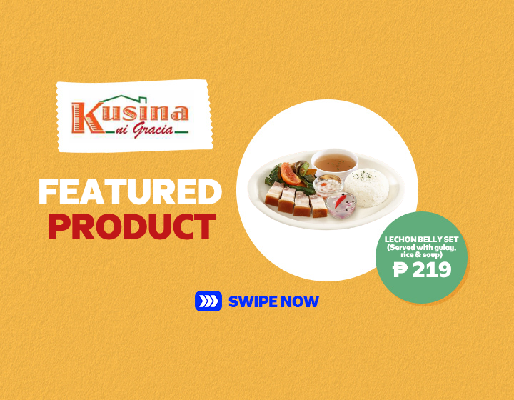 FEATURED PRODUCT on KUSINA NI GRACIA's LECHON BELLY SET (Served with gulay, rice & soup)