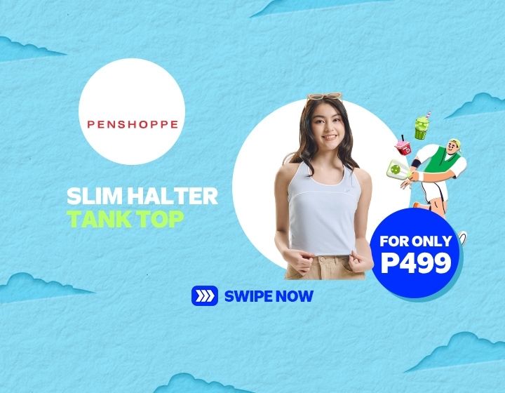Slim Halter Tank Top Php499