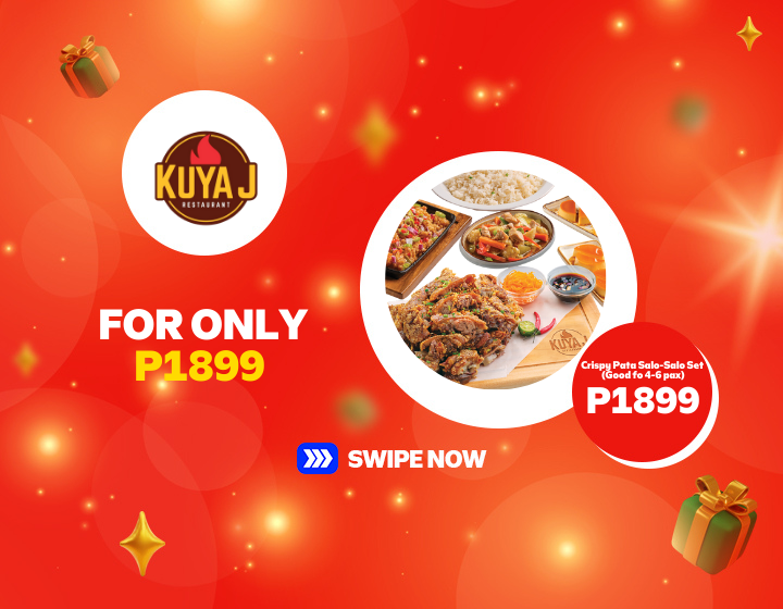 Enjoy Crispy Pata Salo-Salo Set  (Good fo 4-6 pax) for only P1899