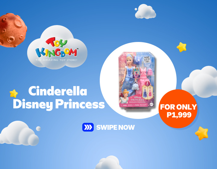 CINDERELLA DISNEY PRINCESS FOR ONLY P1999