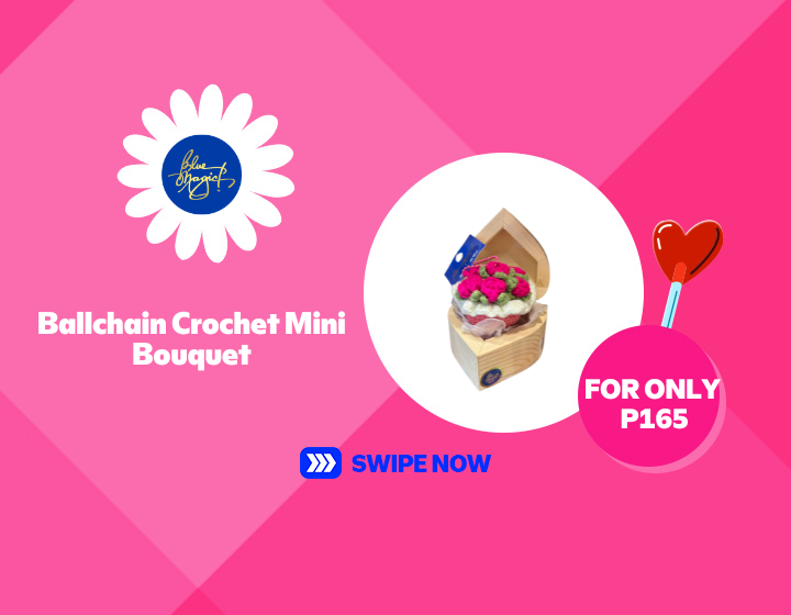 SMMR | BLUE MAGIC | BALLCHAIN CROCHET MINI BOUQUET FOR ONLY P165