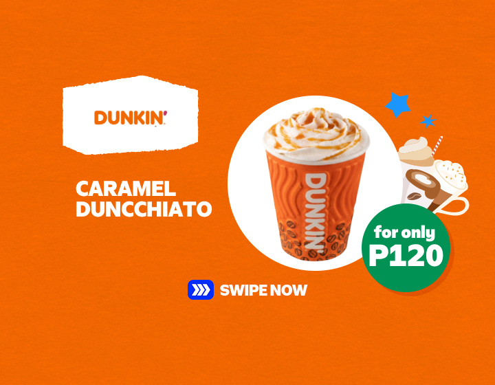 CARAMEL DUNCCHIATO FOR ONLY P120