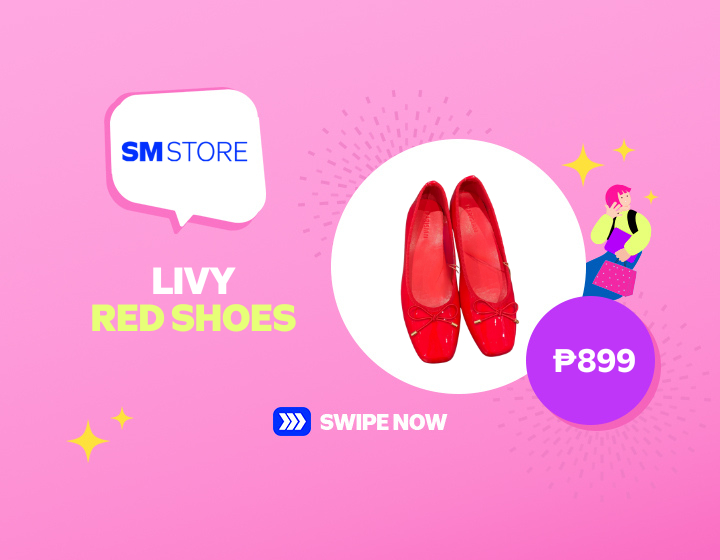 SM STORE | LIVY RED SHOES