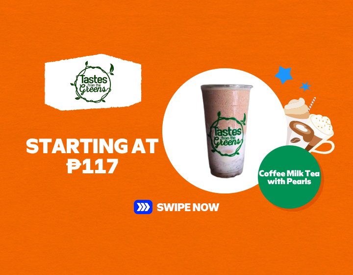 SM City Telabastagan Taste from the Greens Coffee Milk Tea with Pearls
