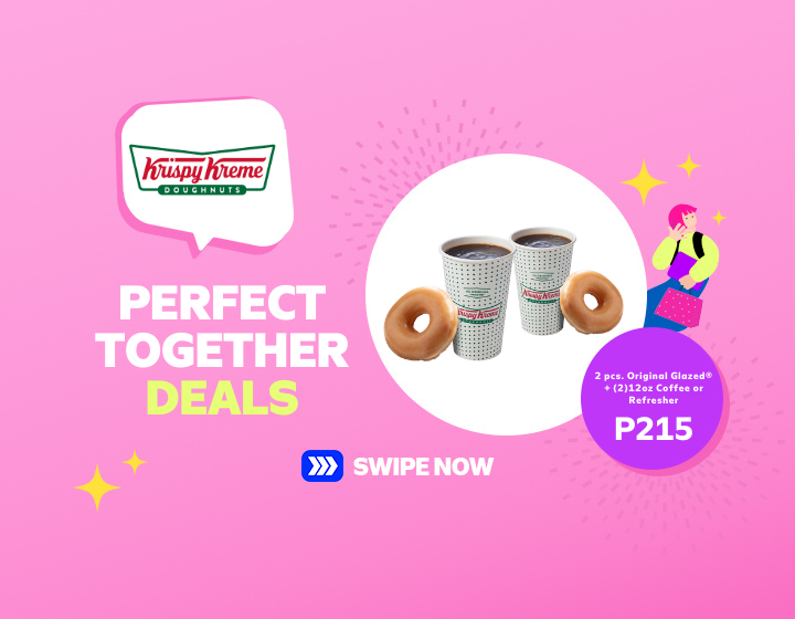 Get these Krispy Kreme Perfect Together Deals for only Php 215