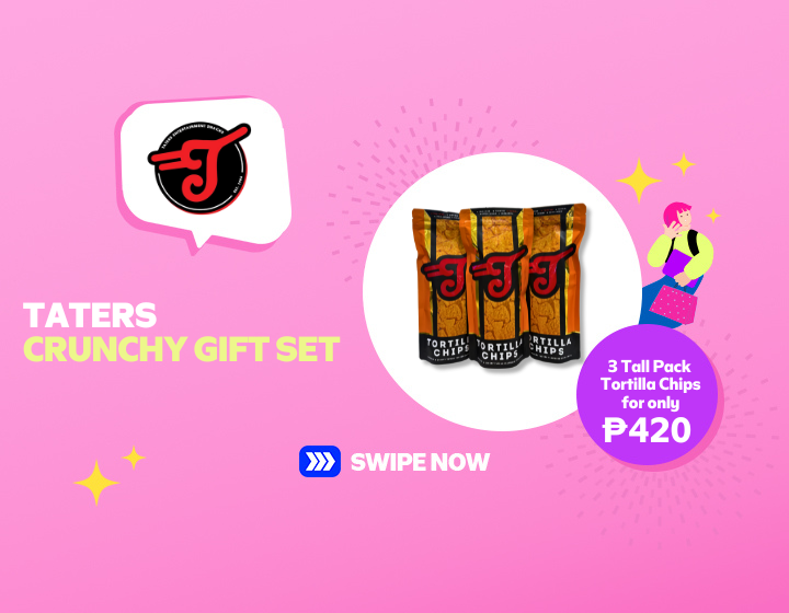 TATERS CRUNCHY GIFT SET FOR ONLY P420!