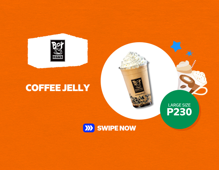 Enjoy the Iced Coffee Jelly from Bo's Coffee