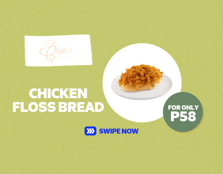 Clyde's Chicken Floss Bread at P58
