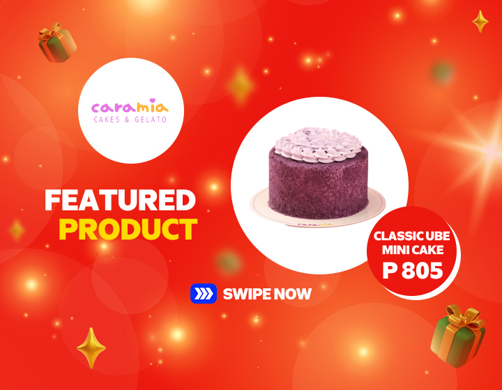 FEATURED PRODUCT on CARAMIA's CLASSIC UBE MINI CAKE 
