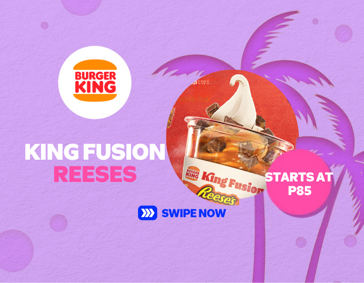 BEAT THE HEAT WITH THE NEW KING FUSION MADE WITH REESES STARTS AT ₱85