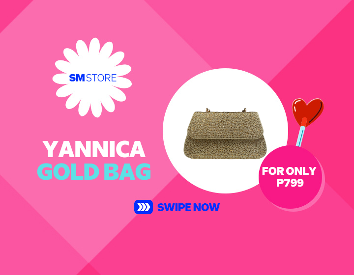 THE SM STORE YANNICA GOLD BAG