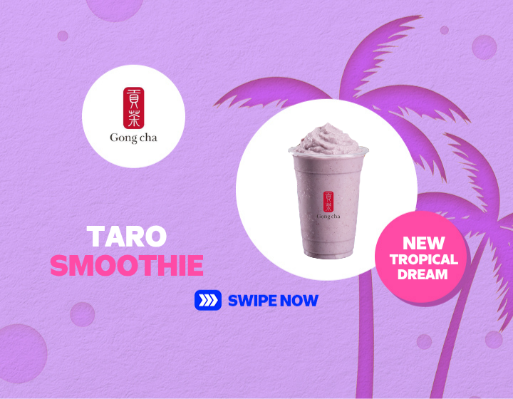 GONG CHA NEW TROPICAL DREAM: STRAWBERRY MILK GONG CHA 