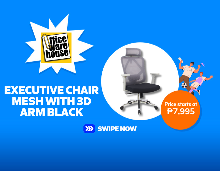 HOT! Executive Chair Mesh with 3D Arm Black