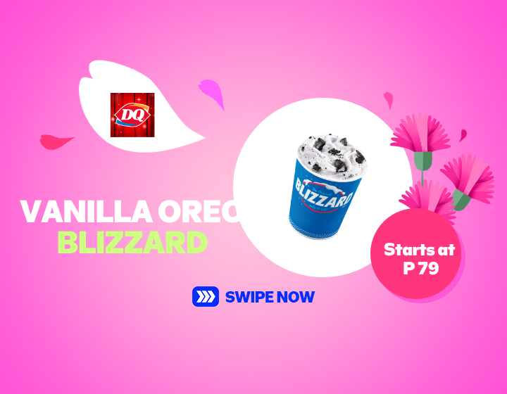 Dairy Queen Vanilla Oreo Blizzard starts at P 79