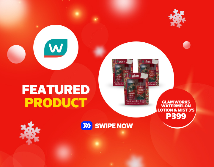 GLAM WORKS WATERMELON LOTION AND MIST BOX OF 3 FOR ONLY P399