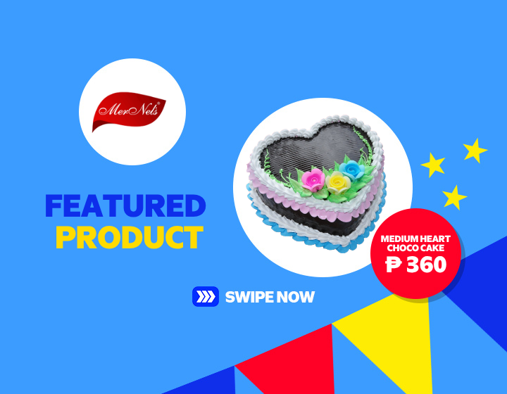 FEATURED PRODUCT on MERNEL's Medium Heart Choco Cake