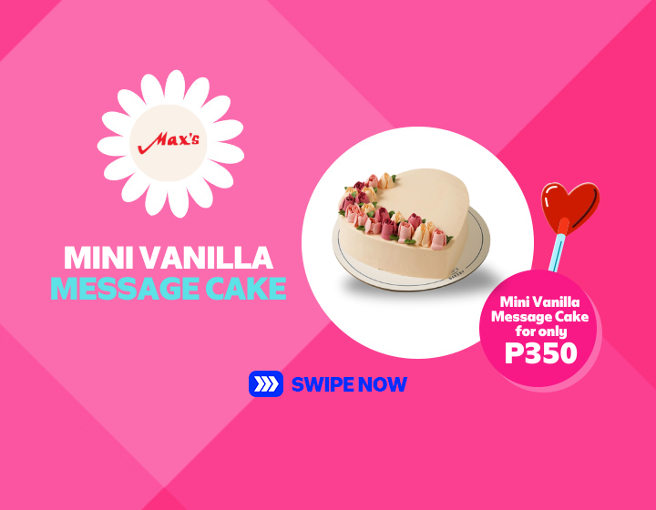 MINI VANILLA MESSAGE CAKE FOR ONLY P350