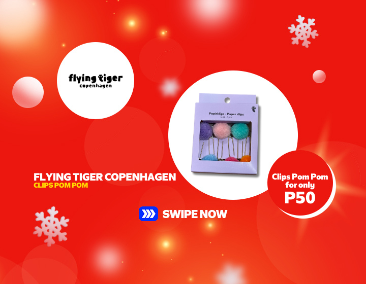 FLYING TIGER COPENHAGEN CLIPS POM POM FOR ONLY P50!