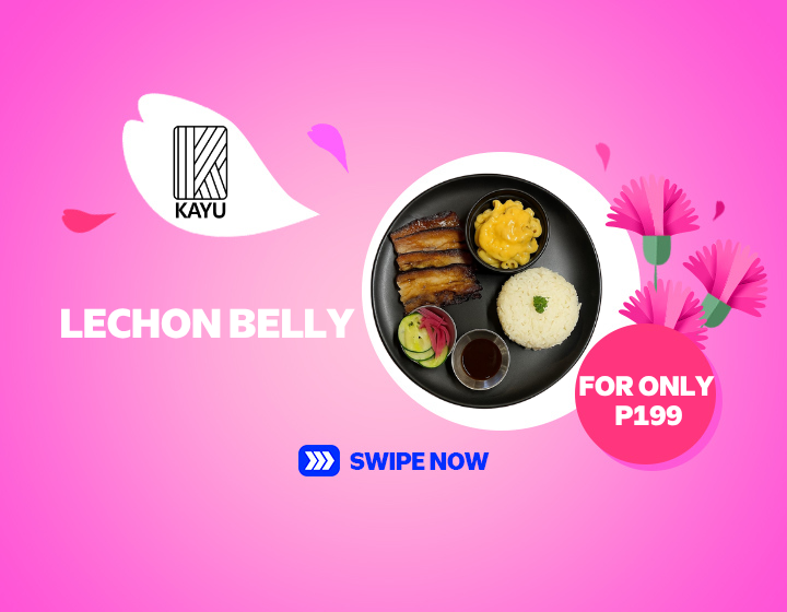 LECHON BELLY AT KAYU FOR ONLY P199!