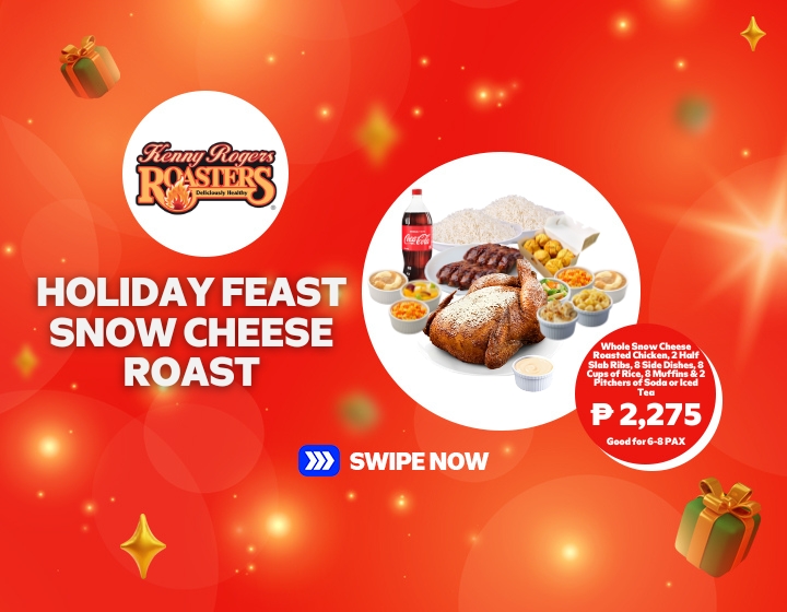 SMMR | KENNY ROGERS | HOLIDAY FEAST SNOW CHEESE ROAST FOR P2,275