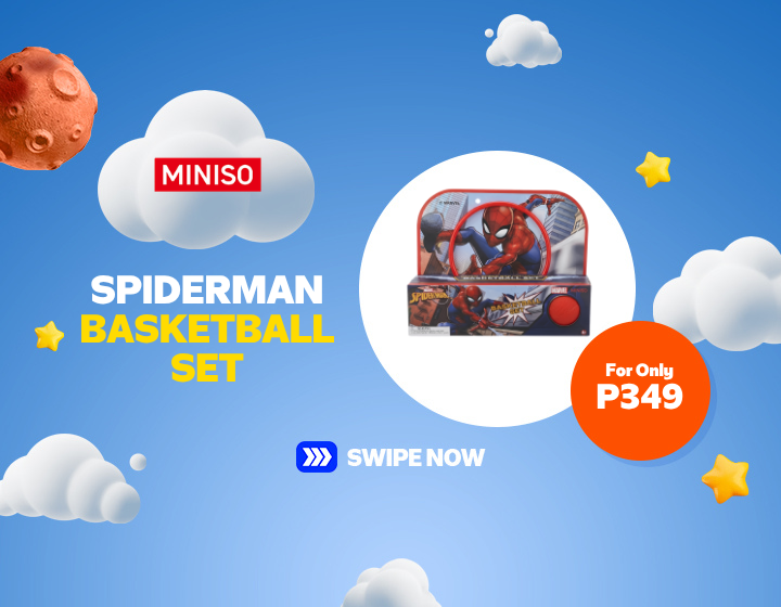 MINISO SPIDERMAN BASKETBALL SET