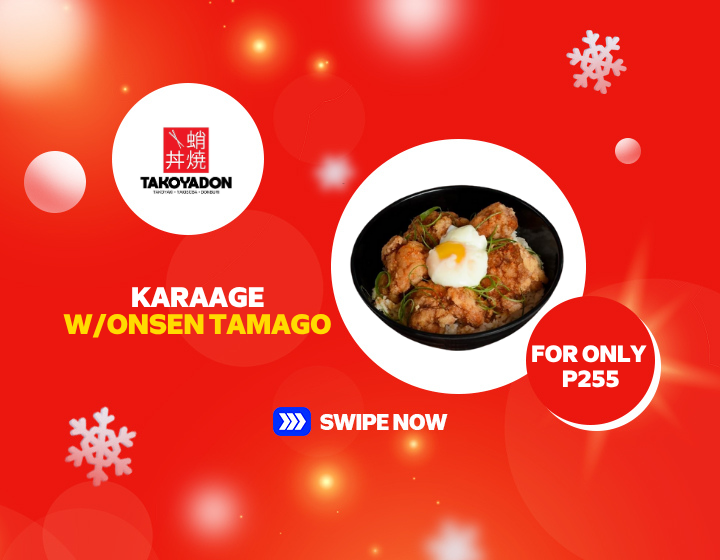 TAKOYADON | KARAAGE W/ ONSEN TAMAGO