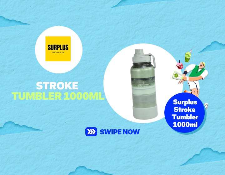 Surplus Stroke Tumbler 1000ml