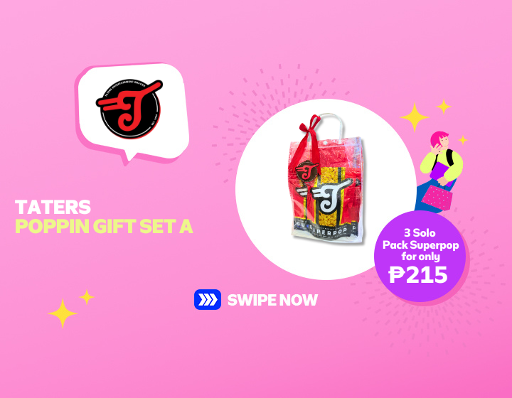 TATERS POPPIN GIFT SET A FOR ONLY 215!