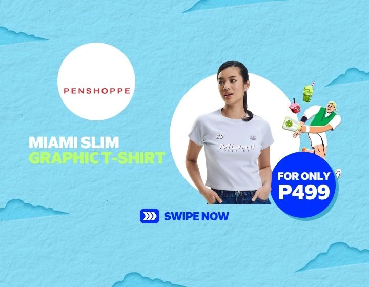 Miami Slim Graphic T-Shirt Php 499