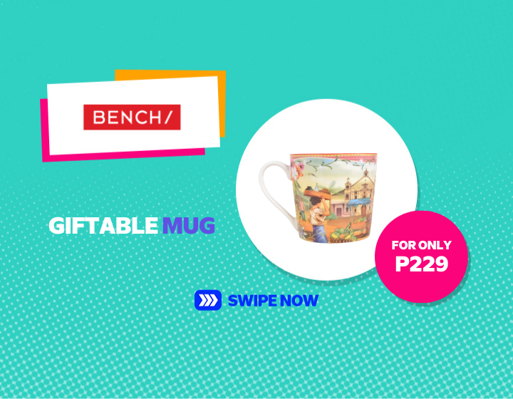 BENCH GIFTABLE MUG FOR ONLY P229!