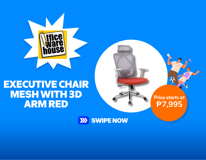 HOT! Executive Chair Mesh with 3D Arm Red