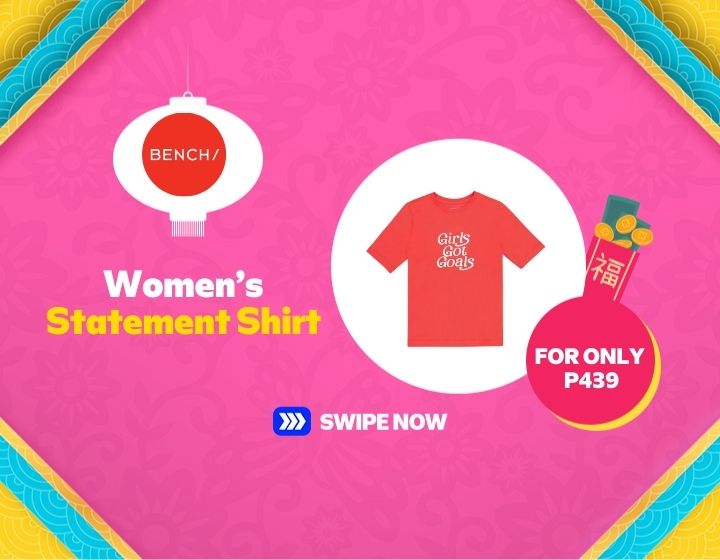 BENCH WOMEN'S STATEMENT SHIRT FOR ONLY P439!