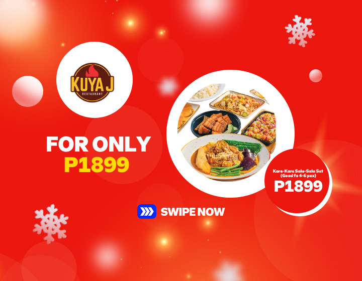 Try Kuya J's Kare-Kare Salo-Salo Set  (Good fo 4-6 pax) for only P1899