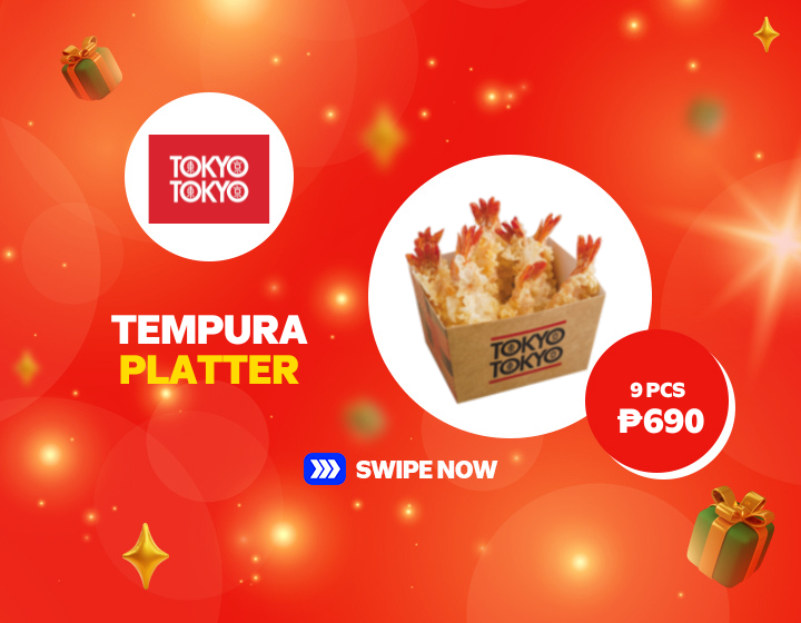 Tempura Platter for only ₱690