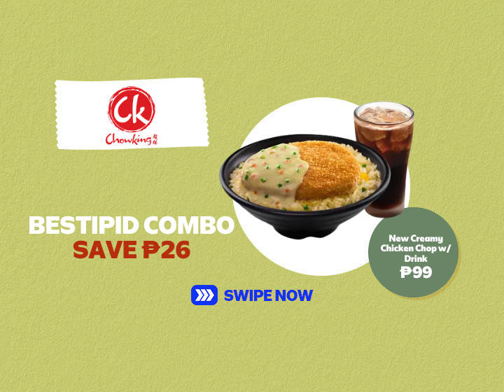 New Creamy Chicken Chop w/ Drink ₱99