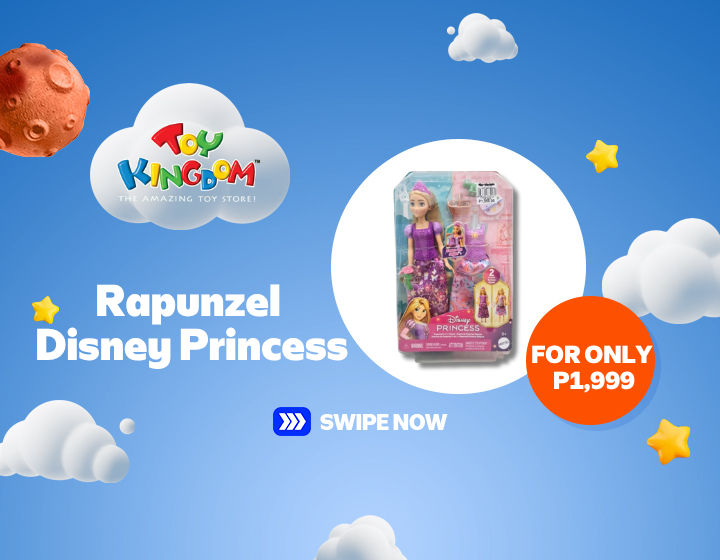 RAPUNZEL DISNEY PRINCESS FOR ONLY P1999