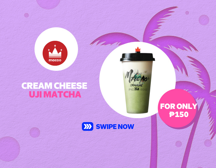 Indulge in the rich and creamy Cream Cheese Uji Matcha for only ₱150 🍵✨ Visit Macao Imperial Tea and enjoy your next matcha craving at SM City General Santos 🧋