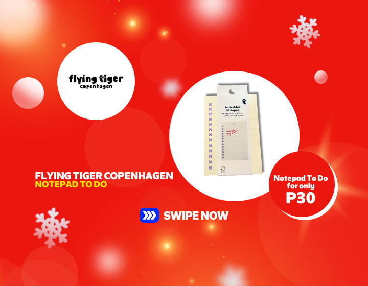FLYING TIGER COPENHAGEN NOTEPAD TO DO FOR ONLY P30!