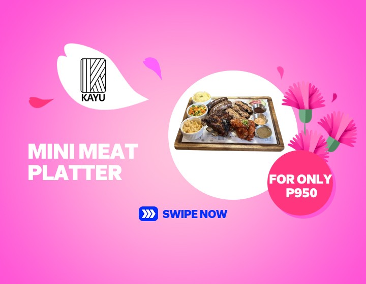 MINI MEAT PLATTER AT KAYU FOR ONLY P950!