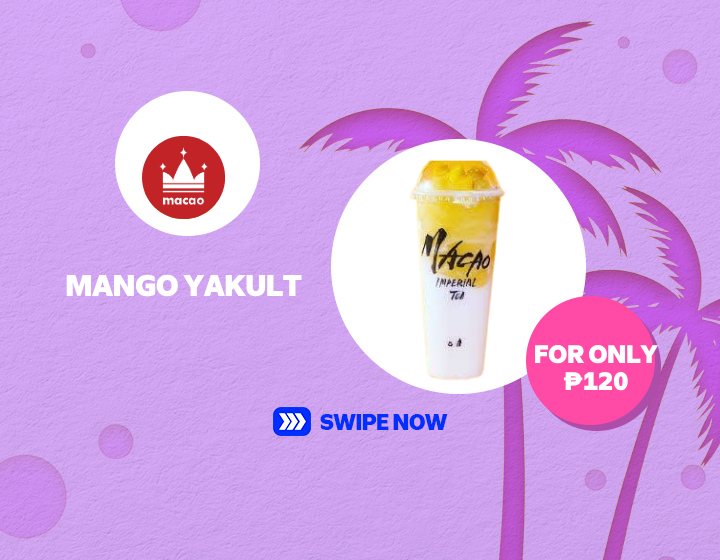 Cool down with the fruity and refreshing Mango Yakult for only ₱120 🥭✨ Grab yours today at Macao Imperial Tea and make your summer sips extra refreshing at SM City General Santos 🧋